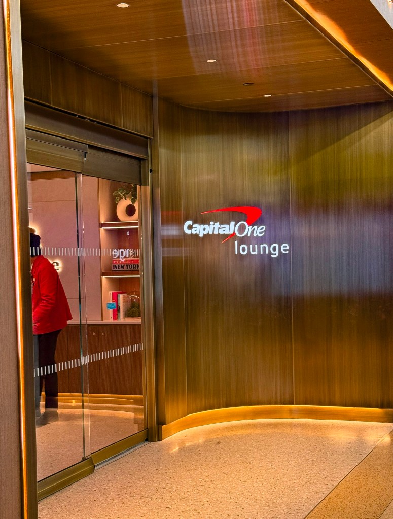 Entrance to Capital One Lounge